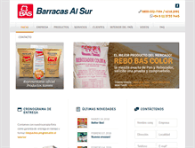 Tablet Screenshot of barracasalsur.com